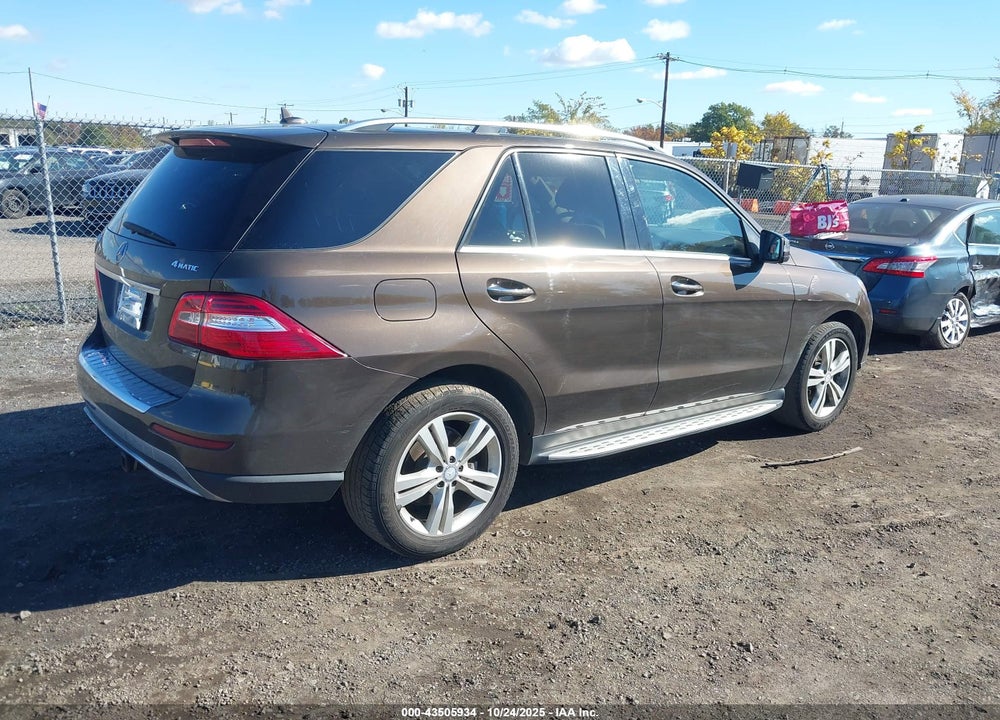 2014 MERCEDES-BENZ ML-CLASS VIN: 4JGDA5HBXEA379667