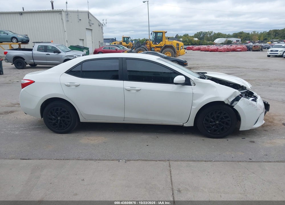 2014 TOYOTA COROLLA LE VIN: 5YFBURHE9EP013375