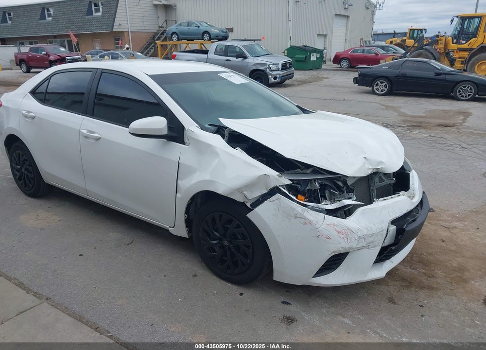 2014 TOYOTA COROLLA LE VIN: 5YFBURHE9EP013375