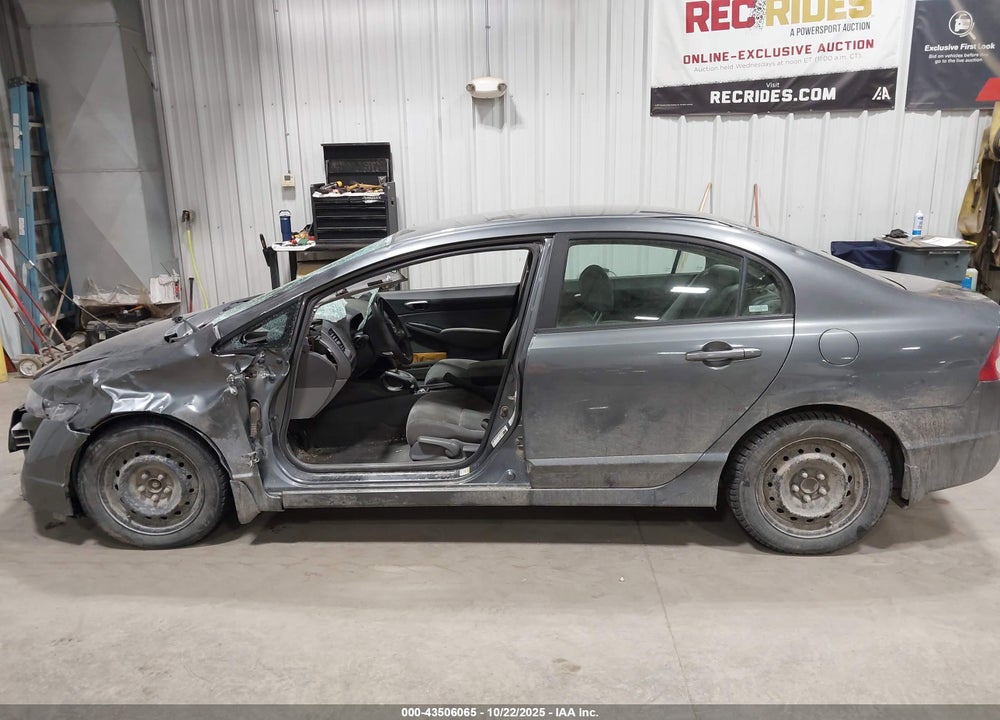 2009 HONDA CIVIC LX VIN: 19XFA16599E047368