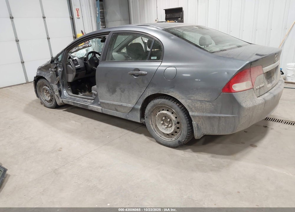 2009 HONDA CIVIC LX VIN: 19XFA16599E047368