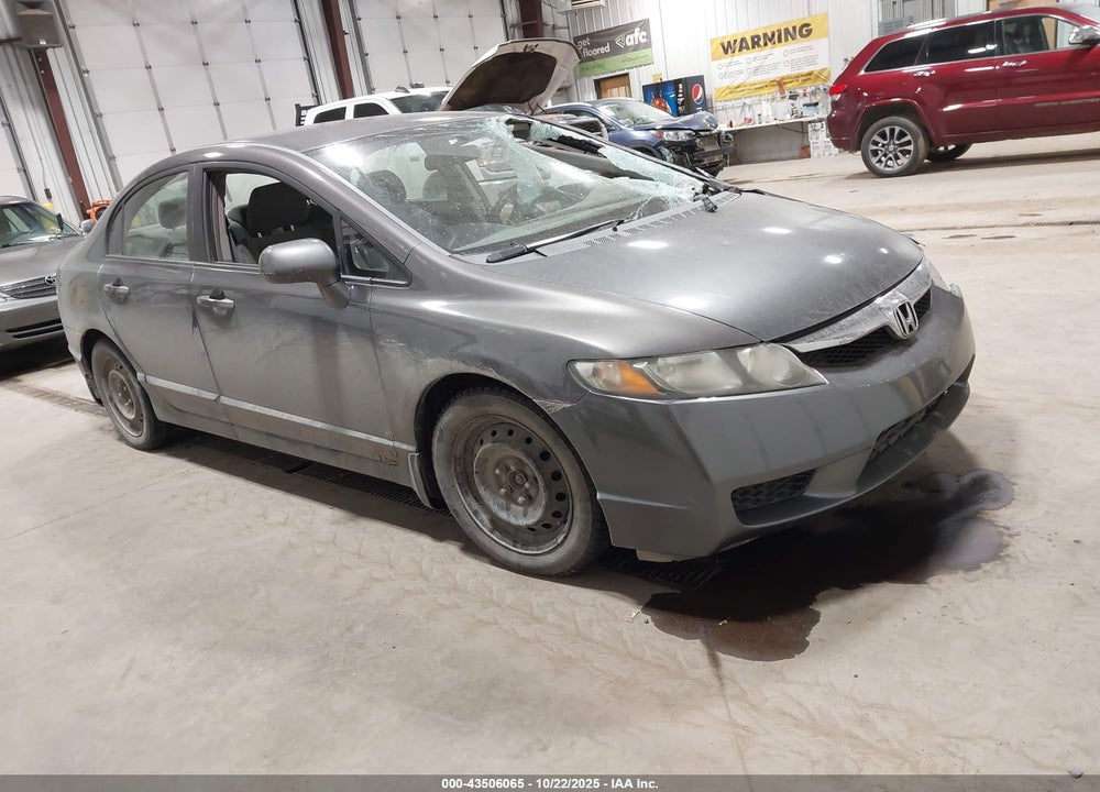 2009 HONDA CIVIC LX VIN: 19XFA16599E047368