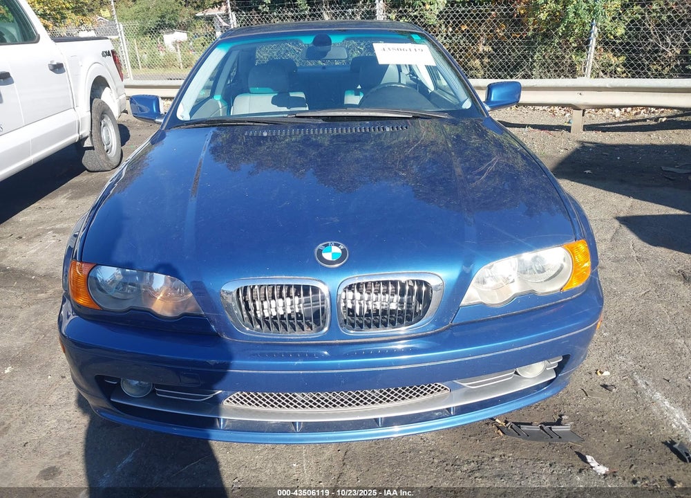2001 BMW 330CI VIN: WBABN53411JU23023