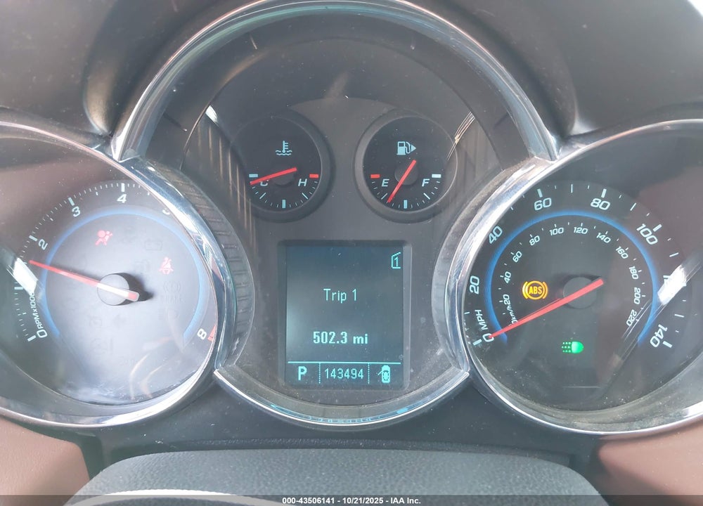 2011 CHEVROLET CRUZE VIN: 1G1PH5S93B7269659