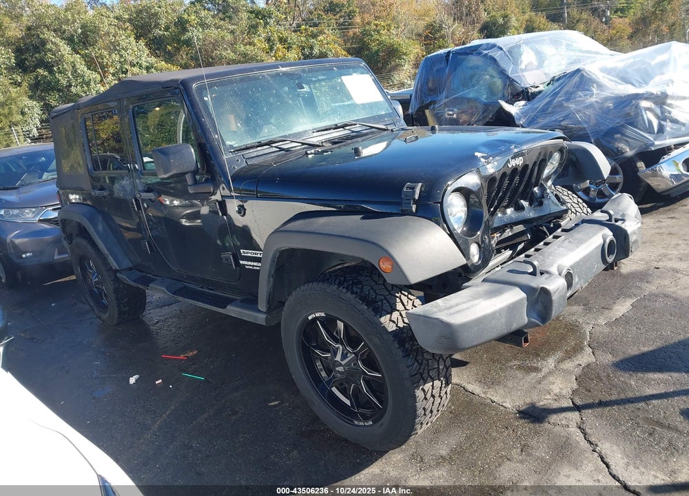 2016 JEEP WRANGLER UNLIMITED SPORT VIN: 1C4BJWDG4GL235171