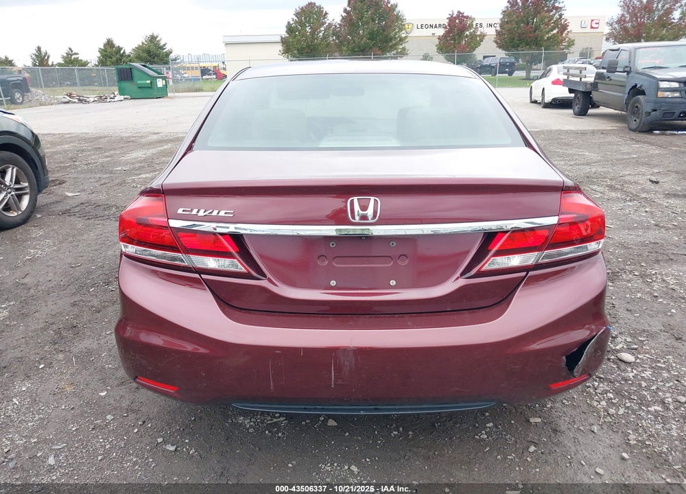 2014 HONDA CIVIC VIN: 2HGFB2F50EH516253