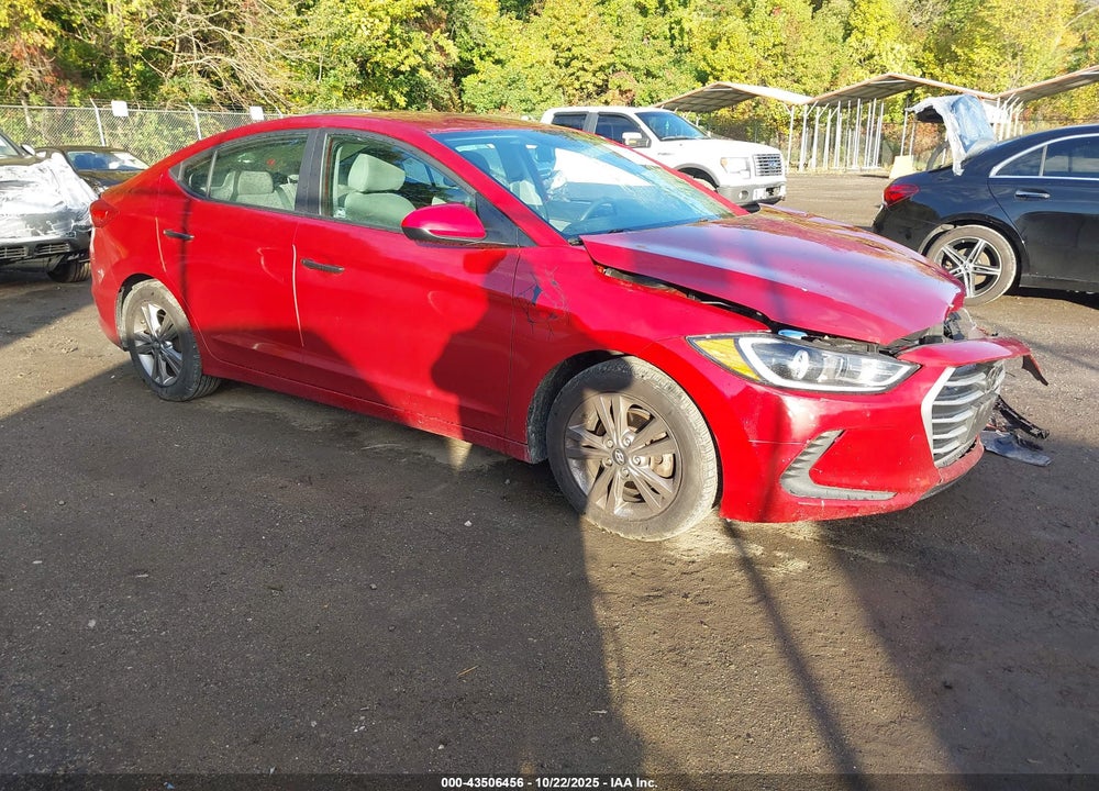 2017 HYUNDAI ELANTRA SE VIN: KMHD84LF2HU076160