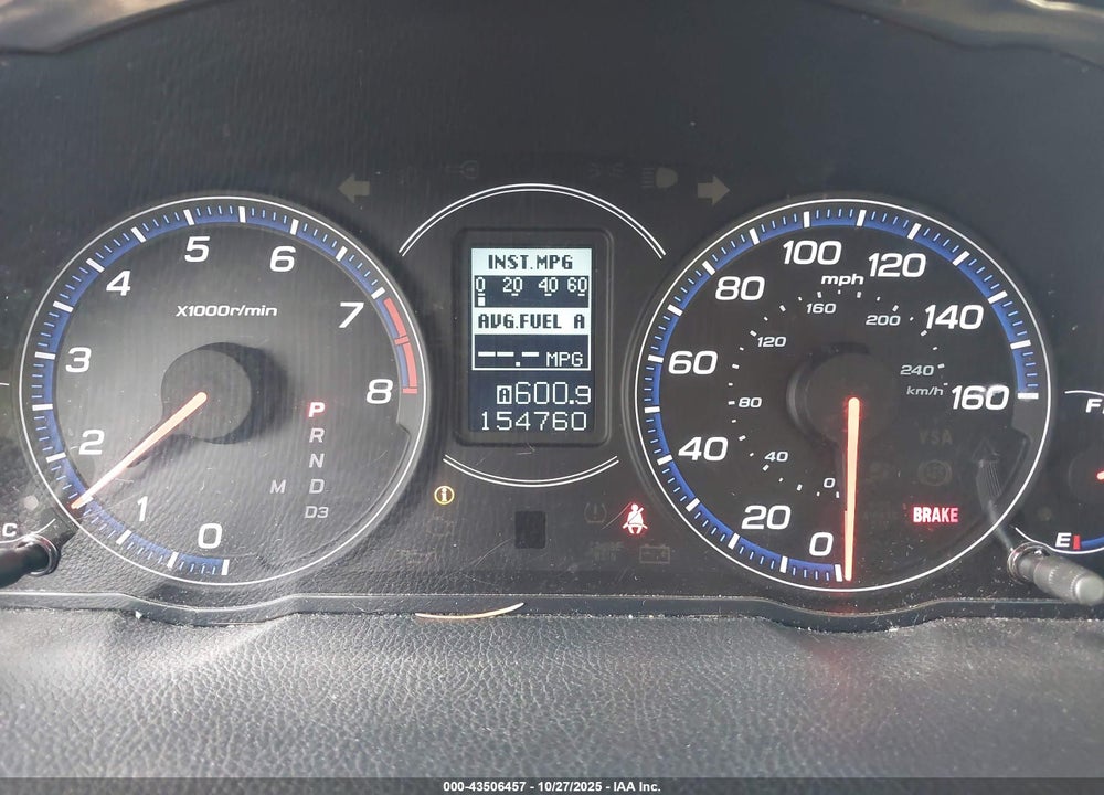 2008 ACURA TSX VIN: JH4CL96878C004853