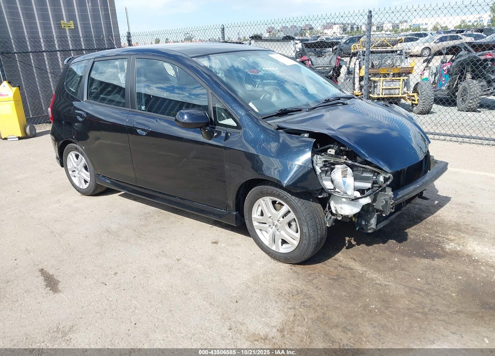 2008 HONDA FIT SPORT VIN: JHMGD38678S054553