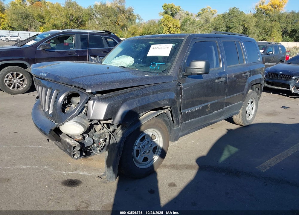 2016 JEEP PATRIOT SPORT VIN: 1C4NJPBB6GD808057