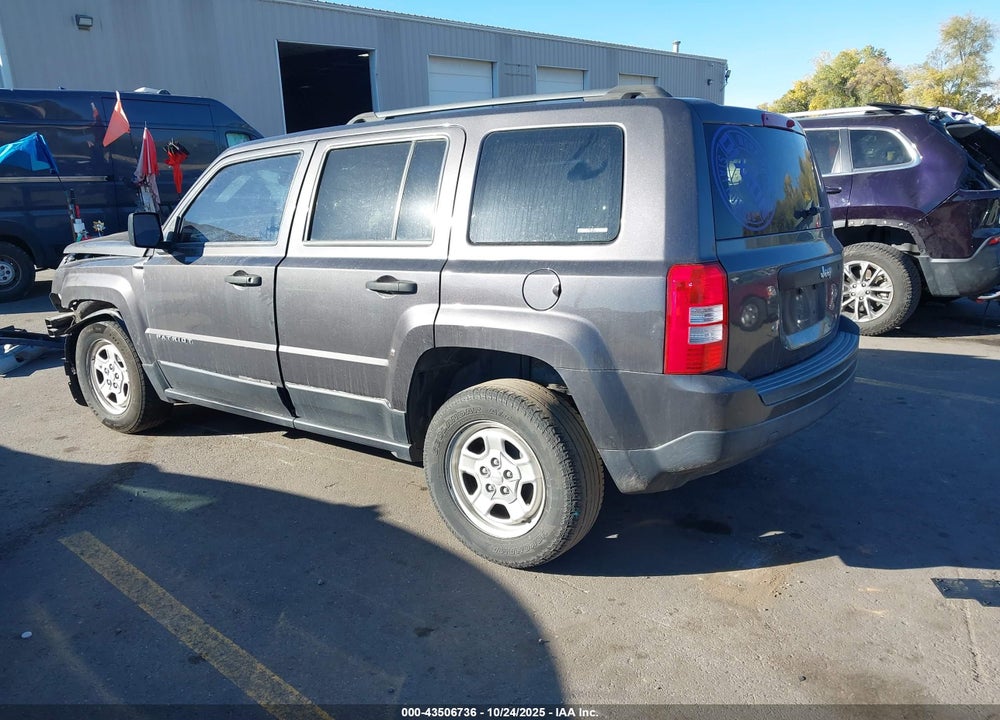 2016 JEEP PATRIOT SPORT VIN: 1C4NJPBB6GD808057
