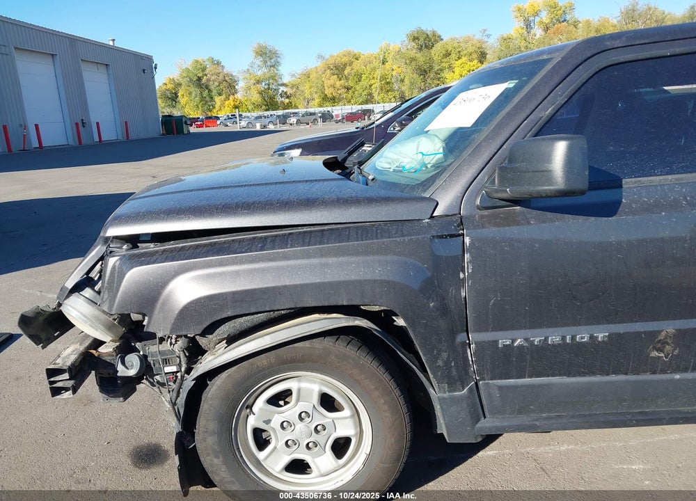 2016 JEEP PATRIOT SPORT VIN: 1C4NJPBB6GD808057