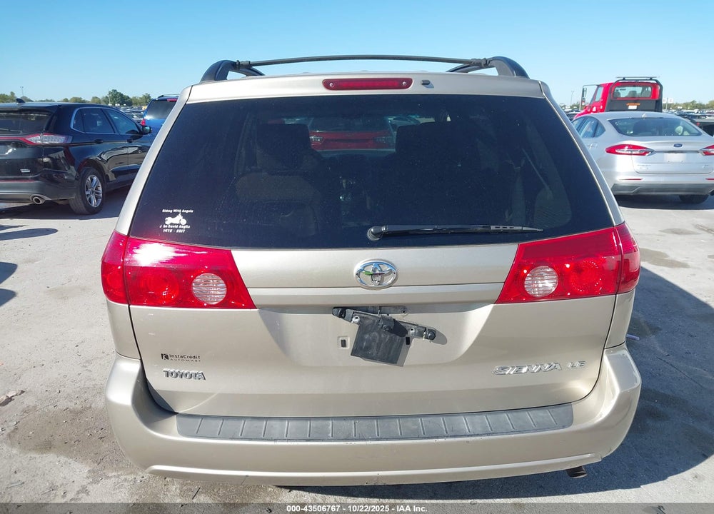 2009 TOYOTA SIENNA LE VIN: 5TDZK23C29S261420