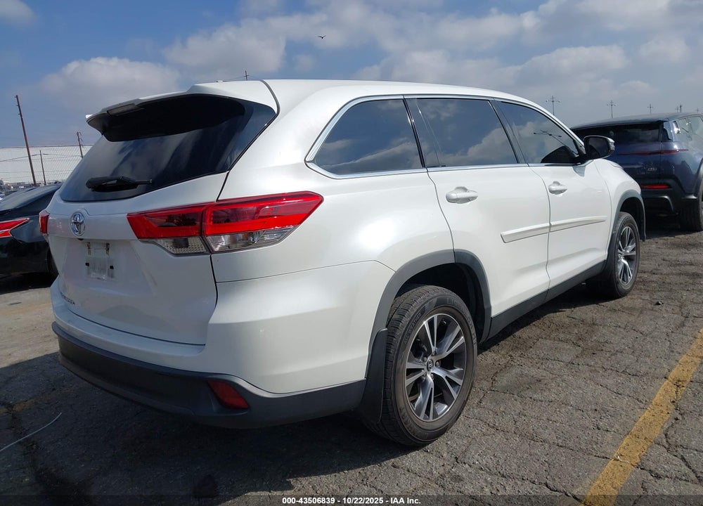 2019 TOYOTA HIGHLANDER VIN: 5TDZZRFH8KS345811