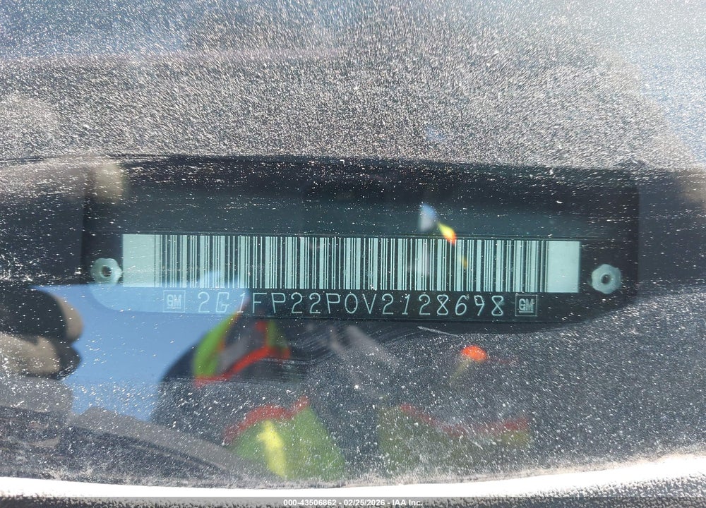 1997 CHEVROLET CAMARO SS/Z28 VIN: 2G1FP22P0V2128698