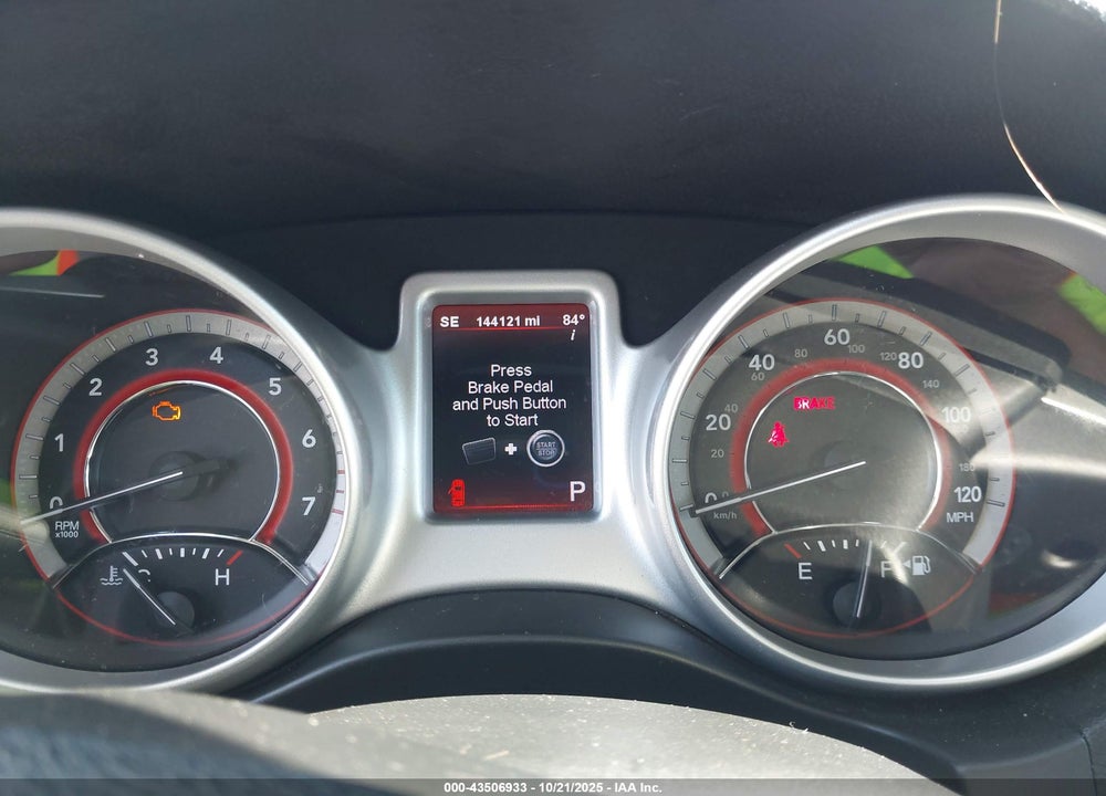 2012 DODGE JOURNEY VIN: 3C4PDCEG0CT228498
