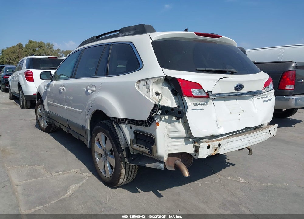 2011 SUBARU OUTBACK VIN: 4S4BRDLC0B2387597