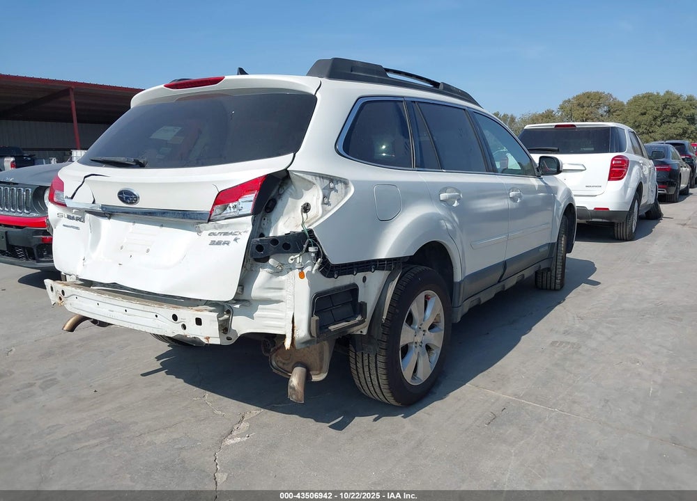 2011 SUBARU OUTBACK VIN: 4S4BRDLC0B2387597