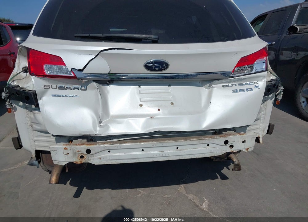 2011 SUBARU OUTBACK VIN: 4S4BRDLC0B2387597