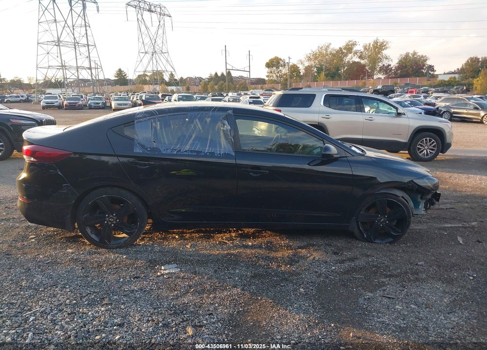 2018 HYUNDAI ELANTRA VIN: KMHD84LF4JU445509
