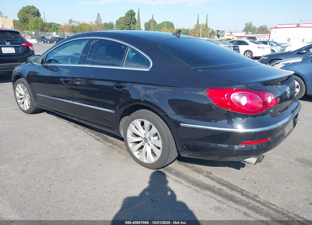 2011 VOLKSWAGEN CC SPORT VIN: WVWMP7AN6BE727987