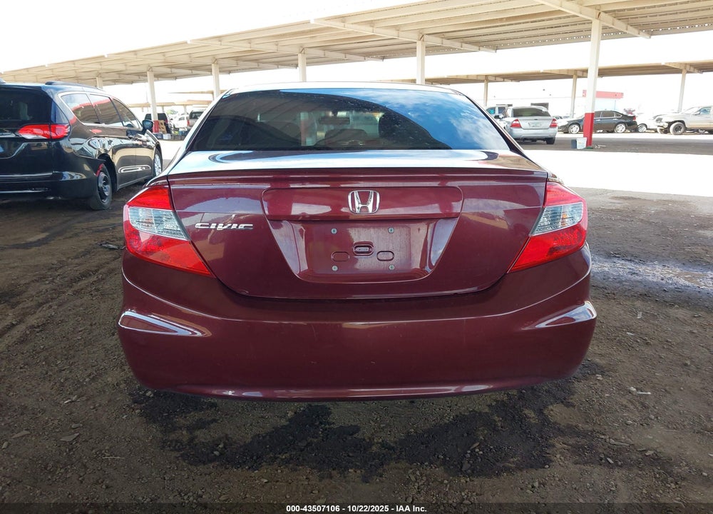 2012 HONDA CIVIC VIN: 19XFB2F82CE059284