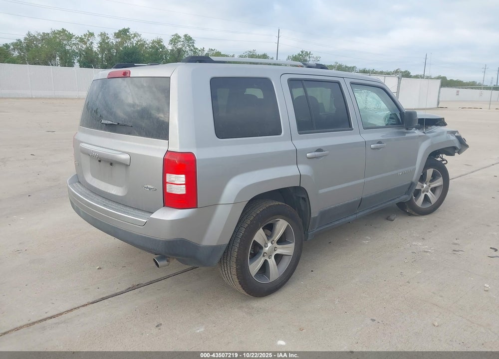 2016 JEEP PATRIOT VIN: 1C4NJRFB4GD731159