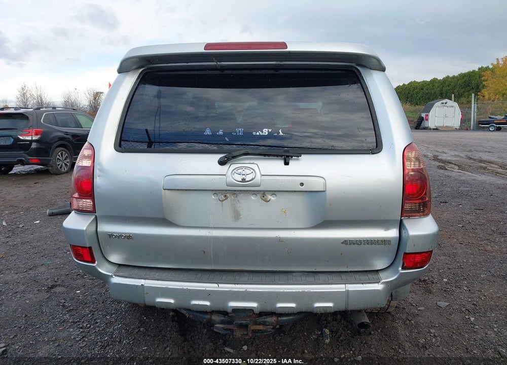 2004 TOYOTA 4RUNNER SR5 SPORT V8 VIN: JTEBT14R540041157
