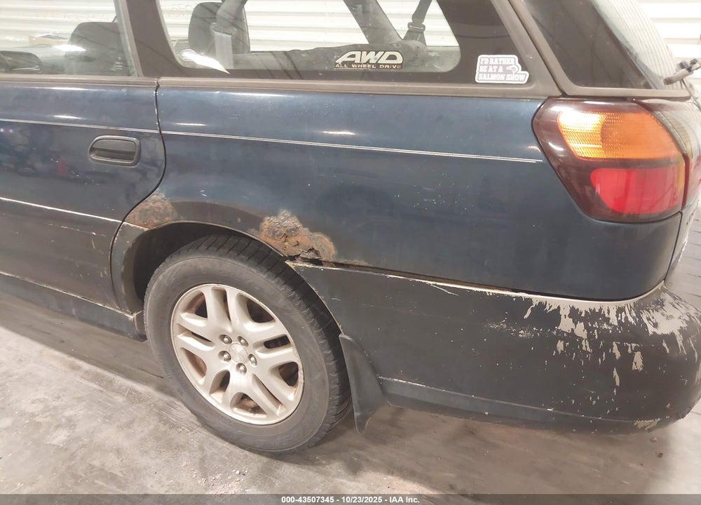 2001 SUBARU OUTBACK VIN: 4S3BH665217615181