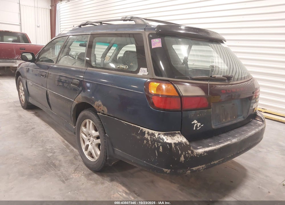 2001 SUBARU OUTBACK VIN: 4S3BH665217615181