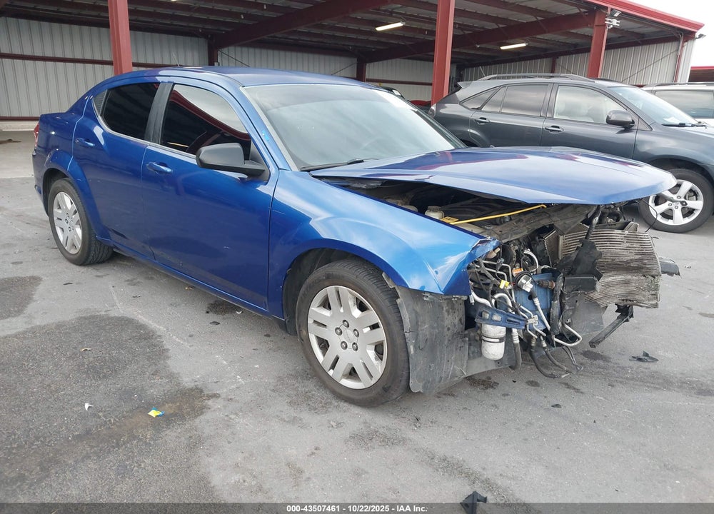 2012 DODGE AVENGER SE VIN: 1C3CDZAB6CN221006