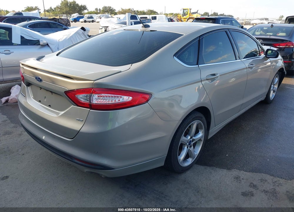2016 FORD FUSION SE VIN: 3FA6P0H73GR177987