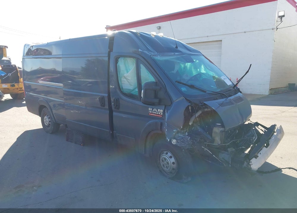 2021 RAM PROMASTER 3500 CARGO VAN HIGH ROOF 159 WB EXT VIN: 3C6MRVJG8ME571532