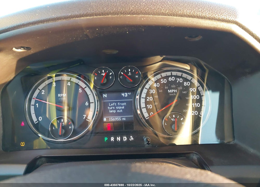 2009 DODGE RAM 1500 SLT/SPORT/TRX VIN: 1D3HB13P09S780599