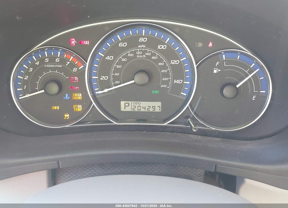 2011 SUBARU FORESTER 2.5X VIN: JF2SHABCXBH747027