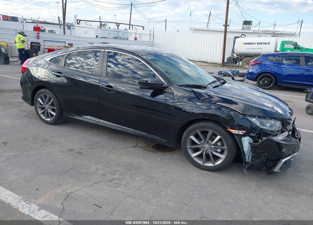 2019 HONDA CIVIC EX VIN: 19XFC1F33KE211938