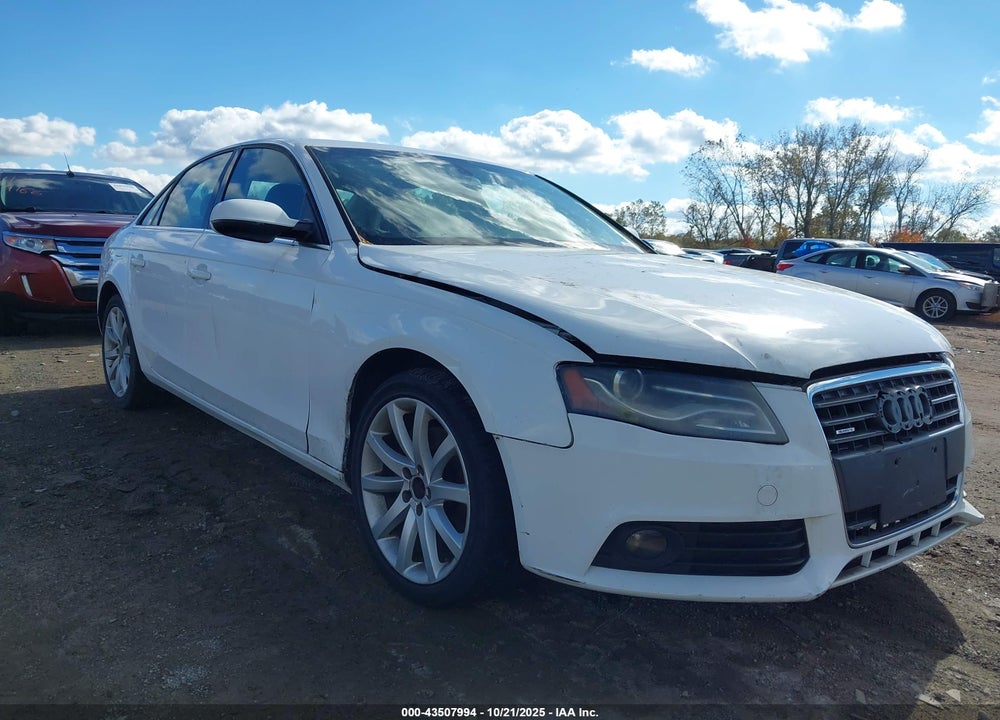 2013 AUDI A4 2.0T PREMIUM VIN: WAUEFAFL9DN036822