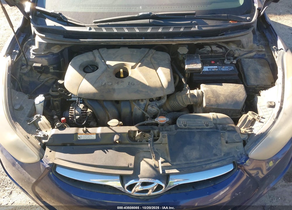 2011 HYUNDAI ELANTRA VIN: 5NPDH4AE5BH011996