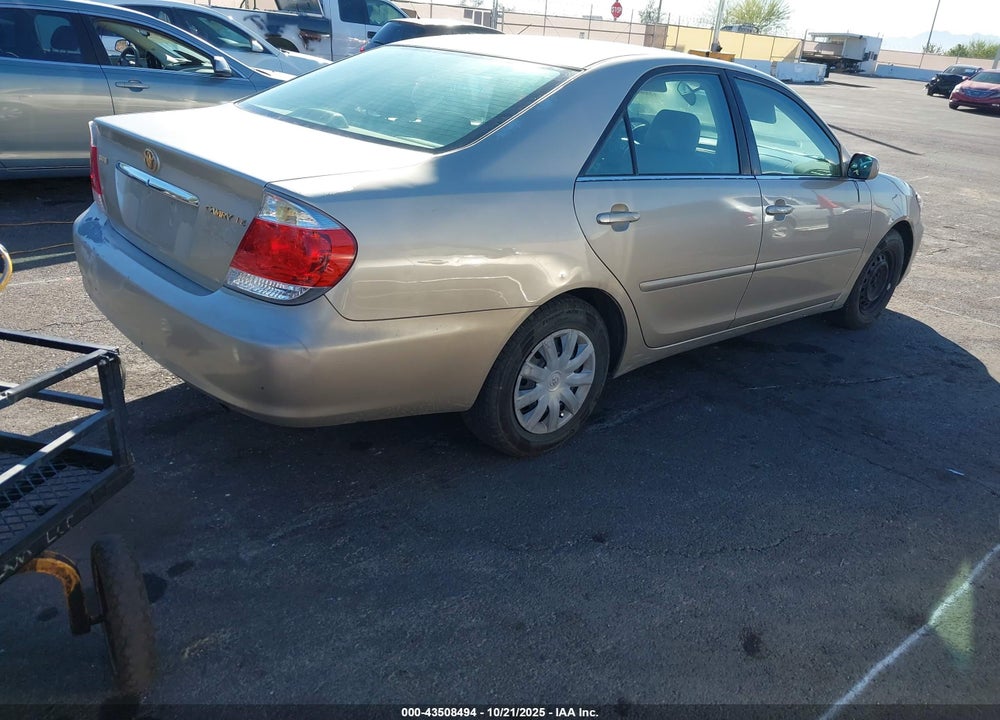 2005 TOYOTA CAMRY LE VIN: 4T1BE32K55U982260