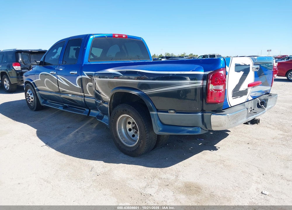 2003 DODGE RAM 3500 SLT/LARAMIE/ST VIN: 3D7MA486X3G717302