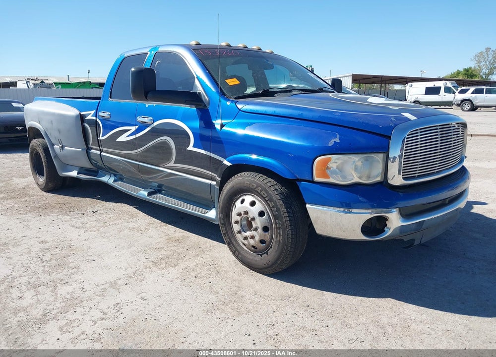 2003 DODGE RAM 3500 SLT/LARAMIE/ST VIN: 3D7MA486X3G717302