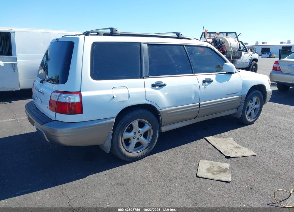 2002 SUBARU FORESTER S VIN: JF1SF655X2H716364