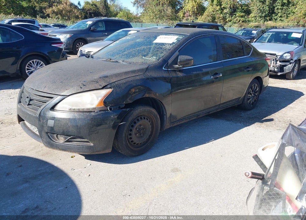 2013 NISSAN SENTRA SV VIN: 3N1AB7AP0DL735821