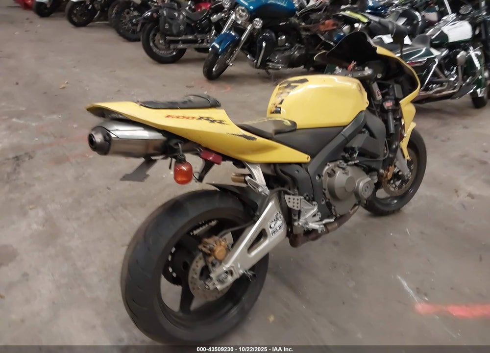 2003 HONDA CBR600 RR VIN: JH2PC37093M009684