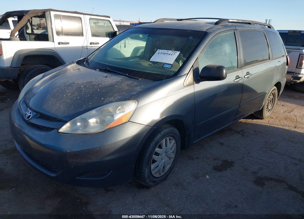 2008 TOYOTA SIENNA LE VIN: 5TDZK23C38S149675