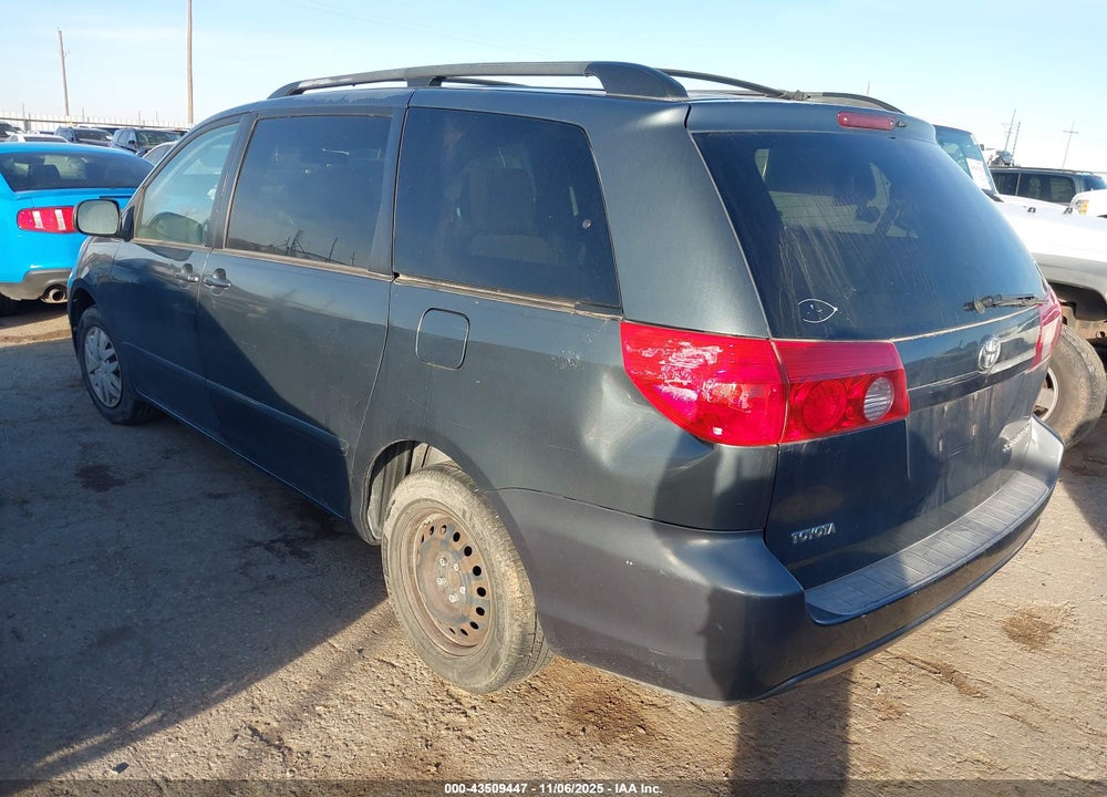 2008 TOYOTA SIENNA LE VIN: 5TDZK23C38S149675