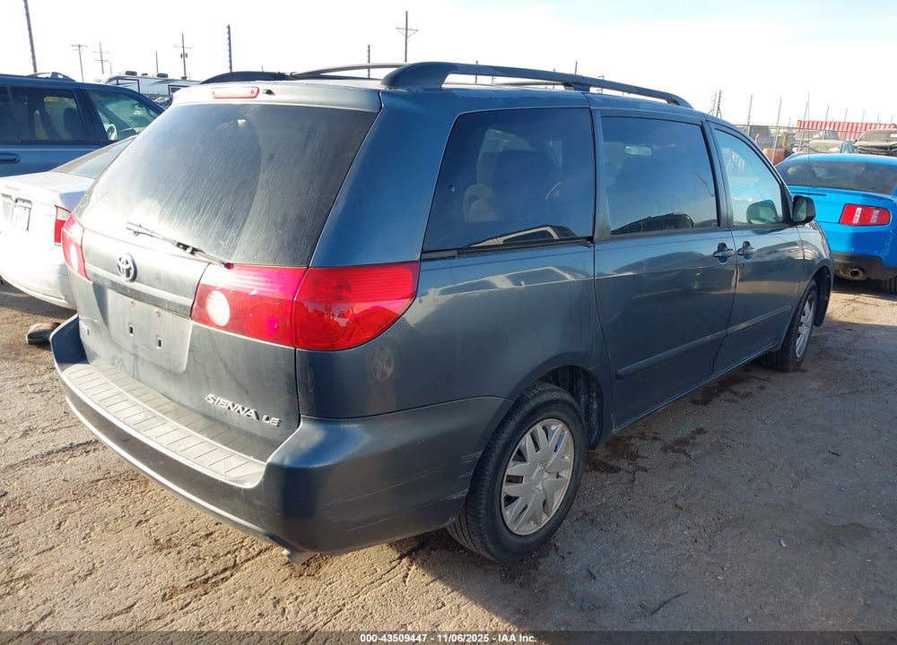 2008 TOYOTA SIENNA LE VIN: 5TDZK23C38S149675