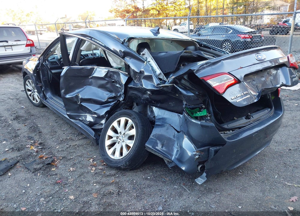 2016 SUBARU LEGACY 2.5I PREMIUM VIN: 4S3BNAC67G3013529
