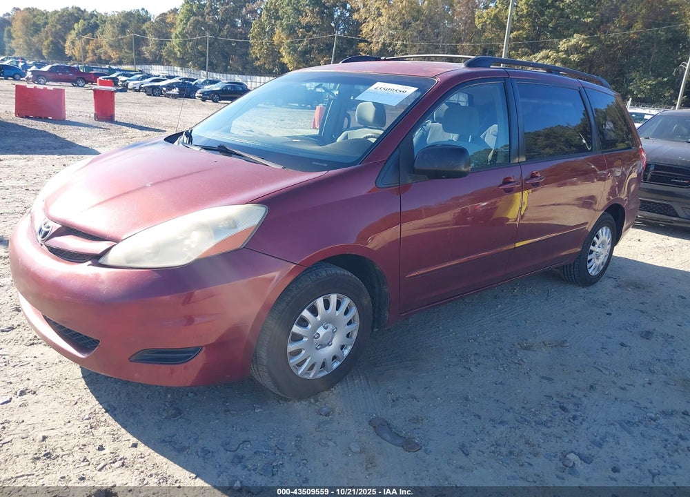 2008 TOYOTA SIENNA CE VIN: 5TDZK23C38S211110
