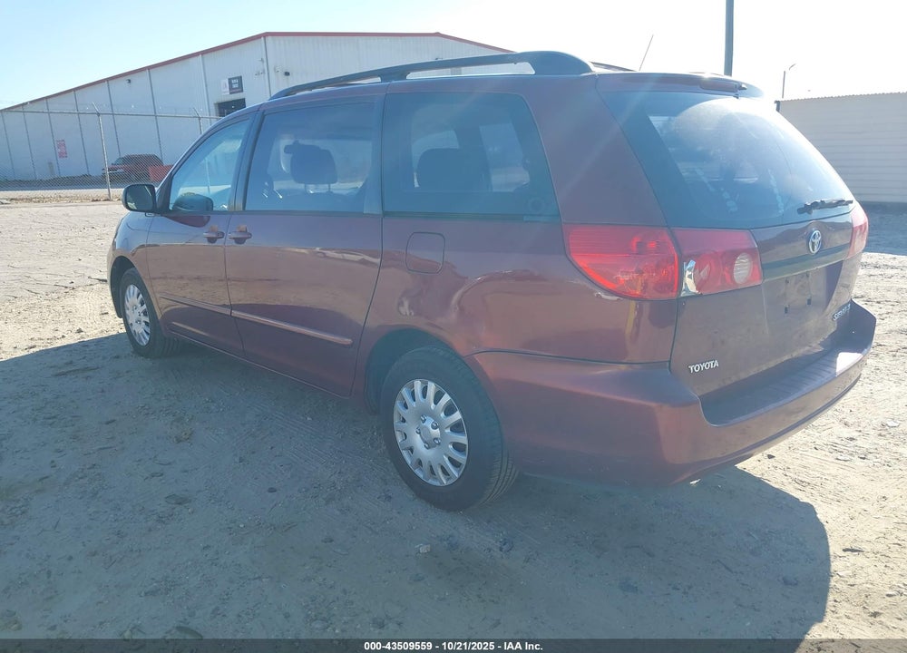 2008 TOYOTA SIENNA CE VIN: 5TDZK23C38S211110